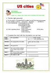 English Worksheet: US cities: Chicago