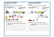 English Worksheet: Find the differences