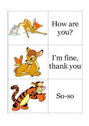 English Worksheet: How are you?