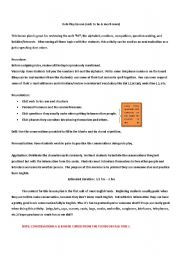 English Worksheet: Role Play 