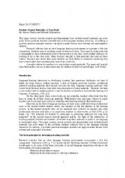 English Worksheet: Student Created Materials