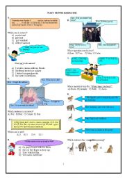 English Worksheet: simple past exercise