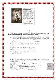 English Worksheet: test on advertising