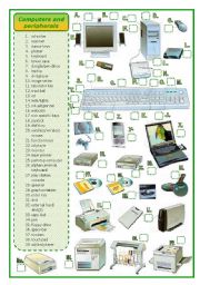 English Worksheet: Computers and peripherals