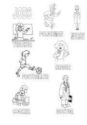 English Worksheet: Jobs