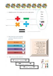 English worksheet: Numbers Practice