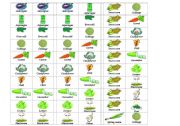 English Worksheet: vegetables dominos 1