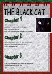 English Worksheet: THE BLACK CAT