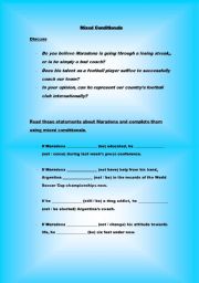 English Worksheet: Mixed Conditionals