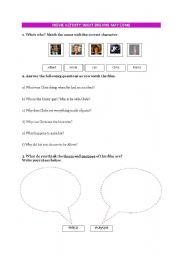 English Worksheet: Movie activity: What dreams may come