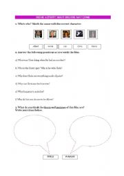 English worksheet: Movie activity: What dreams may come