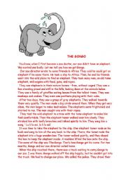 English worksheet: The Gongo