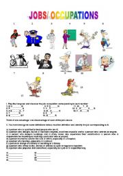 English Worksheet: Jobs/ Occupations