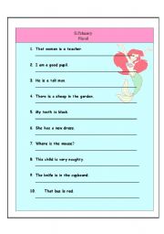 English Worksheet: Plural 