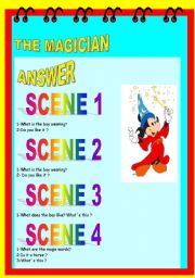 English worksheet: THE MAGICIAN