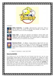 English Worksheet: The Snorks Worksheet