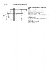 English worksheet: inventions