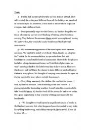 English Worksheet: english test