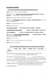 English Worksheet: mid term test 2 for 8th