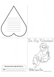English Worksheet: Valentines Day Cards (5/5)