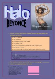 Beyonce halo 