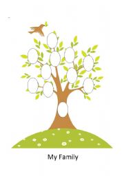 English Worksheet: Family Tree