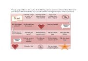 English worksheet: Simple Present Board Game