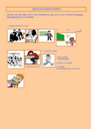 English Worksheet: should/shouldnt