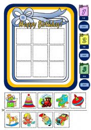 English Worksheet: WHEN IS HIS / HER BIRTHDAY? - BOARD GAME (PART 2)