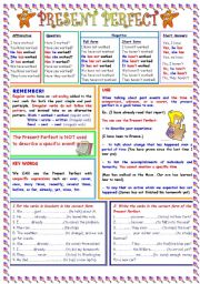 English Worksheet: Present Perfect