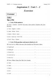 English Worksheet: Grammar exercises