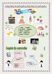 English Worksheet: Happy  Birthday