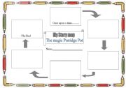 English Worksheet: Story map to fill in for yr 1 the magic porridge pot 