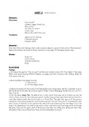 English Worksheet: Preparing kids to pass the Trinity Exam- Grade 1. Unit 2