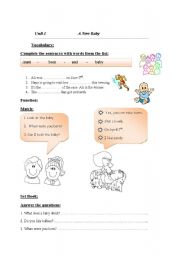 English worksheet: English Booklet