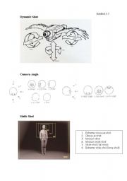 English Worksheet: Camera Shots