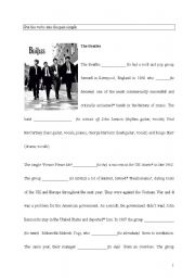 English Worksheet: Beatles: past simple- negation- all we need is love