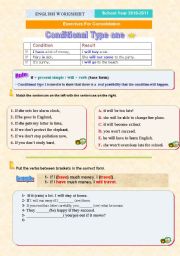 Conditional type one and three