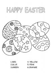 English Worksheet: Happy Easter