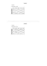 English worksheet: Number Game