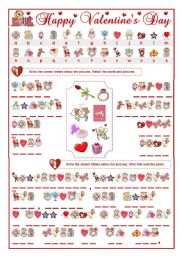 English Worksheet: VALENTINES DAY CRYPTOGRAM