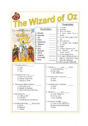 Wizzard of Oz Lesson