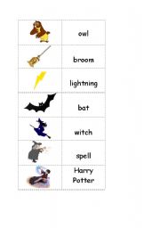 English worksheet: Harry Potter-snap game