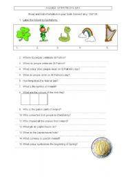 English Worksheet: st patricks day