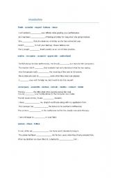 English Worksheet: FCE