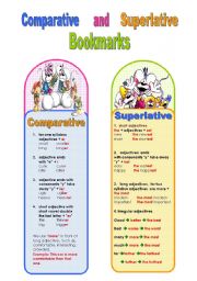 comparative and superlative bookmarks