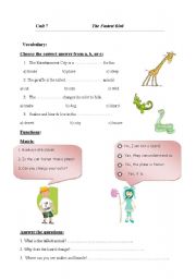 English worksheet: Superlatives