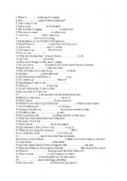 English worksheet: ndefnte