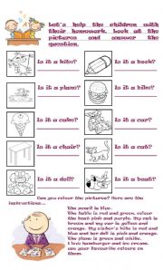 English Worksheet: Activities