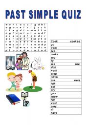 English Worksheet: Past simple quiz